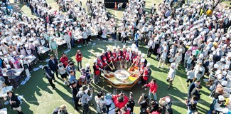 1,963명 동시에 비빔밥 비비기! 전주비빔밥축제, KRI 한국기록원 공식 인증 기록 수립 사진
